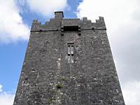 Irlande, Co Galway, Killarone, Aughnanure Castle, Tour et machicoulis